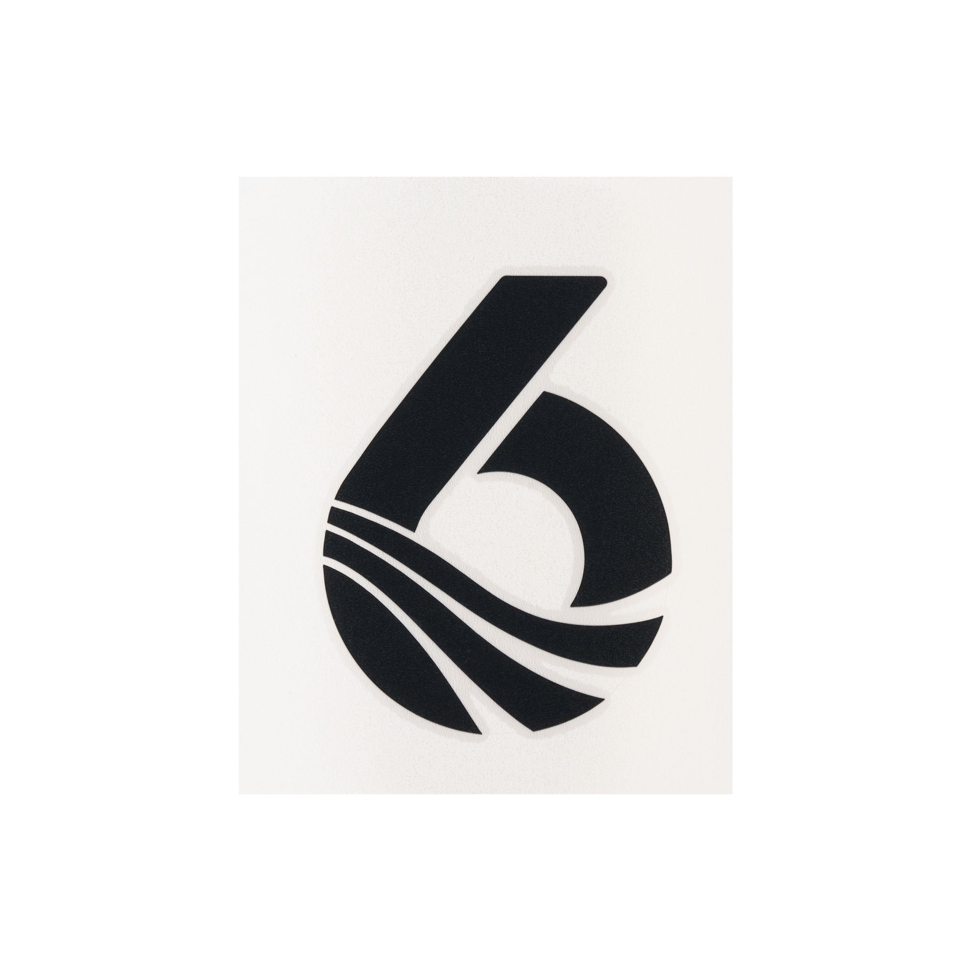level-6-6-logo-transfer-sticker-autocollant-noir image 1