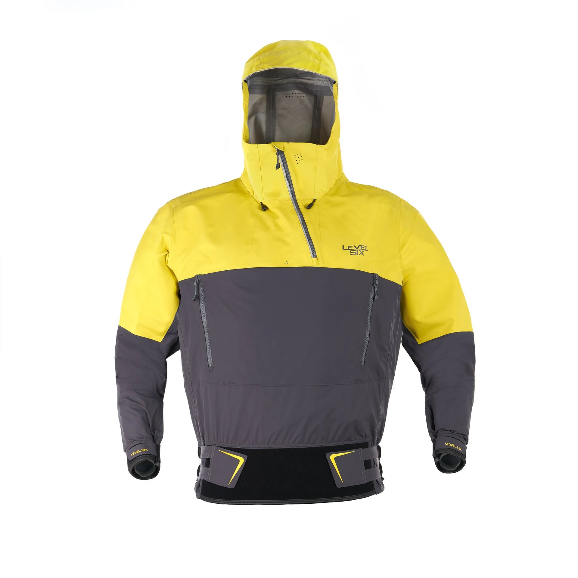 level-6-juneau-haut-kayak-semi-tanche-citron-homme image 1