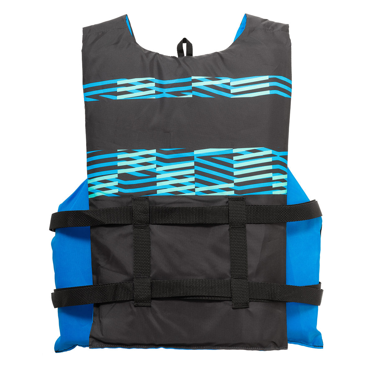 airhead-element-gilet-de-sauvetage-enfant-noir-et-bleu-ouvert image 2
