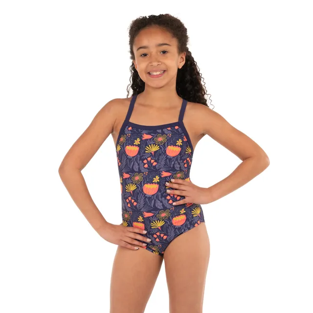 level-6-taylor-maillot-fille-une-pi-ce-corail-10y-upf50 image 1