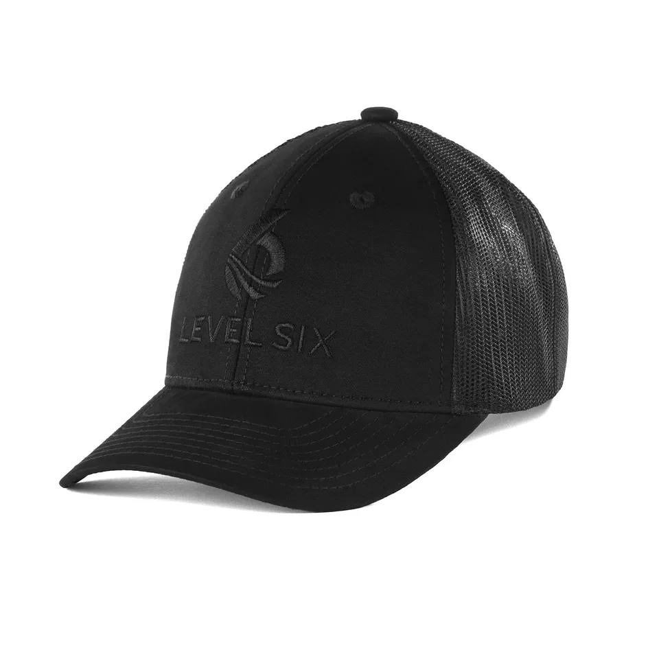 level-6-sixer-mesh-casquette-trucker-noir-black image 1