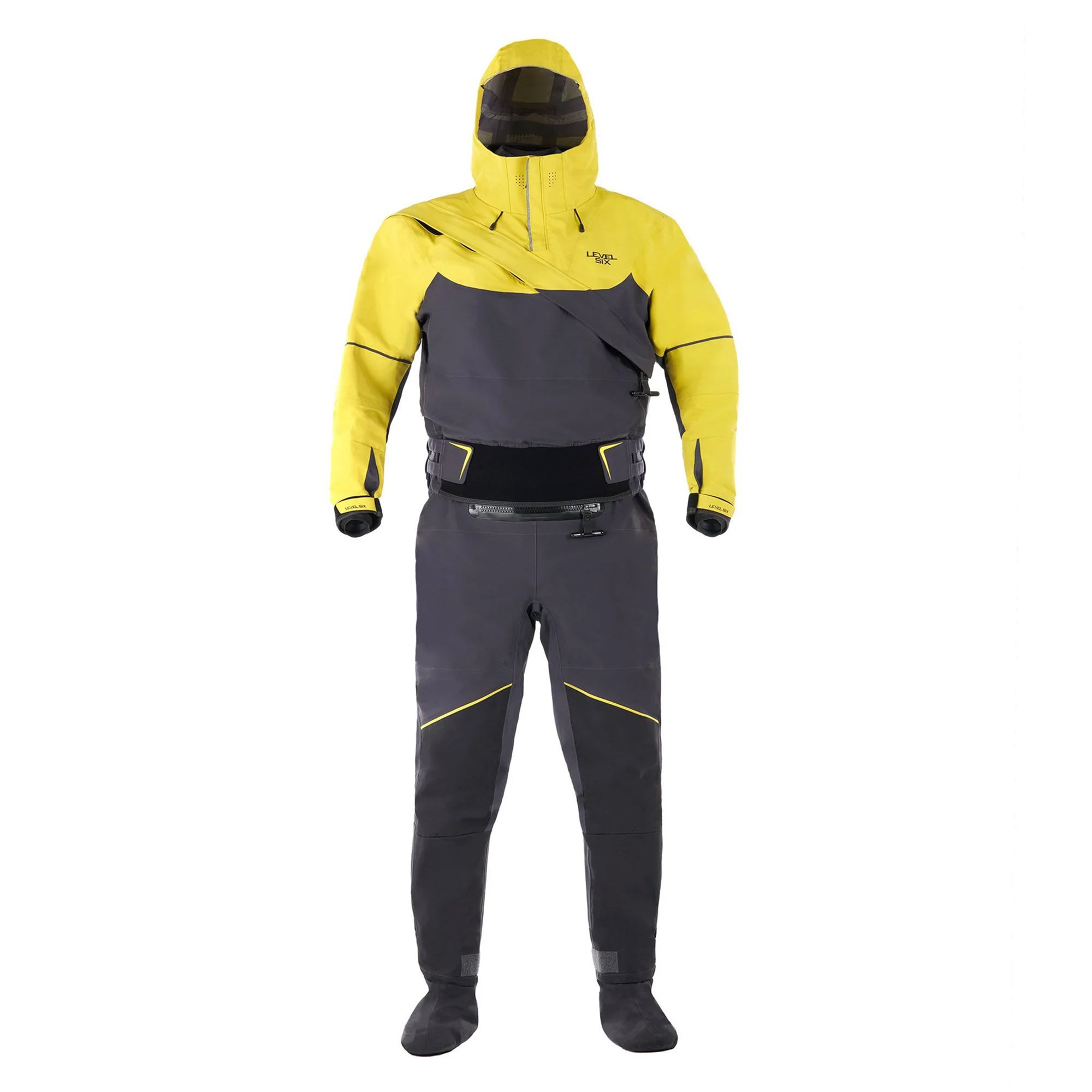 level-6-fjord-combinaison-tanche-kayak-citron-respirante image 1