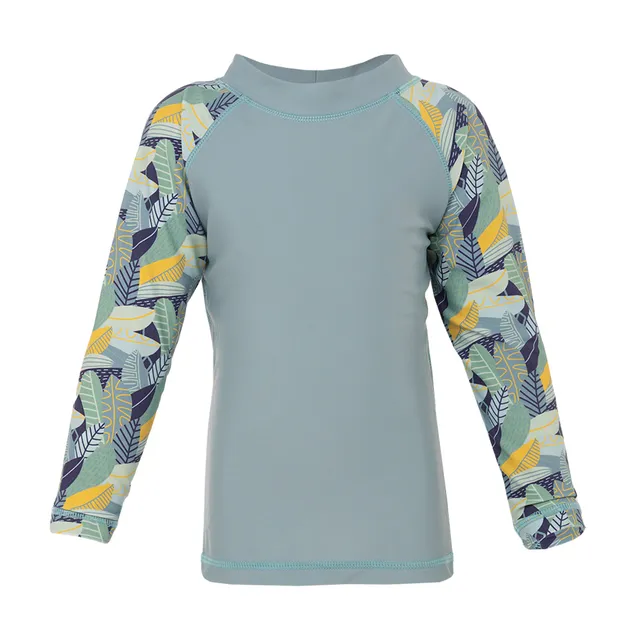 level-6-snapper-lycra-enfant-manches-longues-bleu-2t-upf50 image 1
