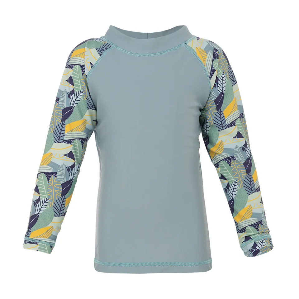 level-6-snapper-lycra-enfant-manches-longues-bleu-2t-upf50 image 1