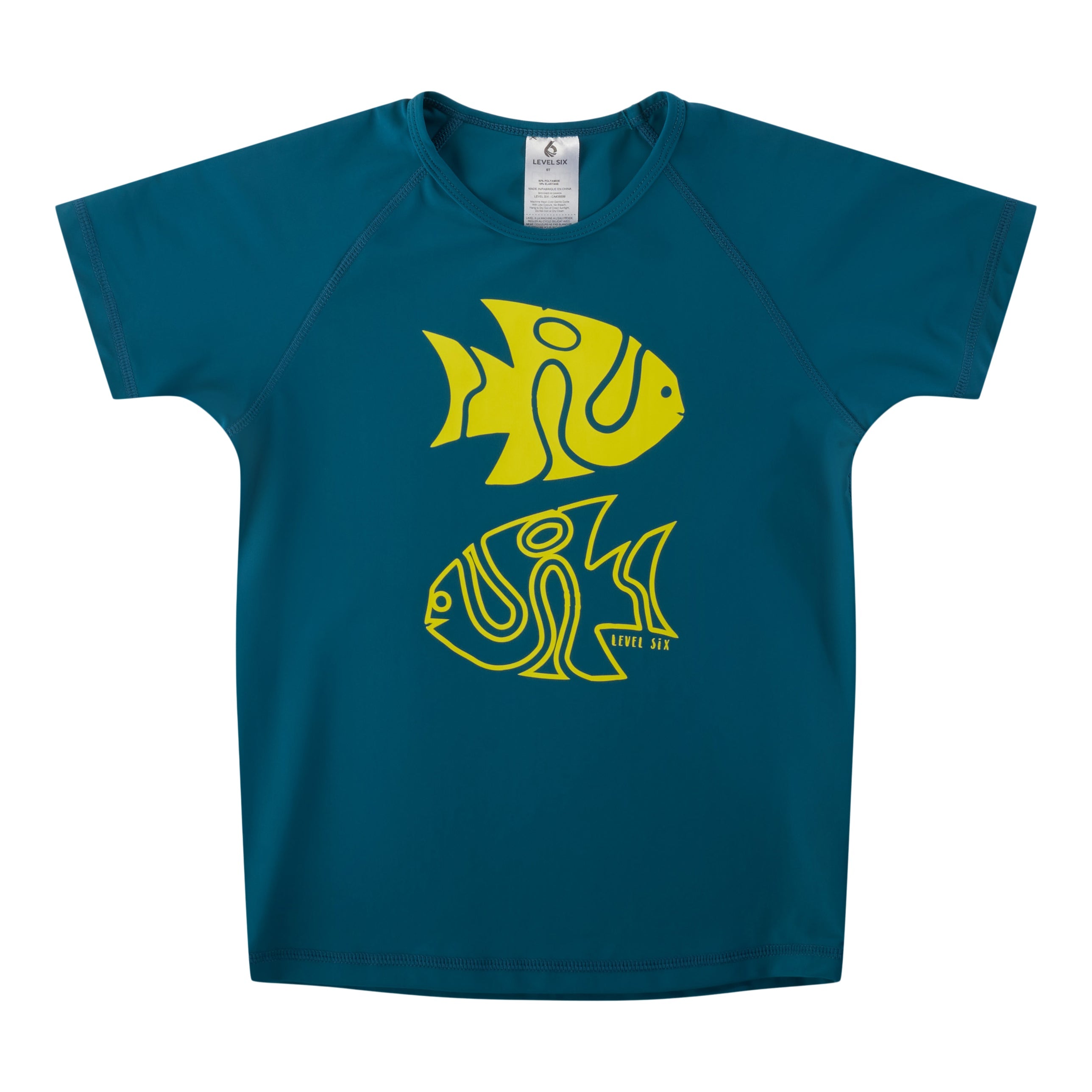 level-6-mackerel-sunguard-t-shirt-anti-uv-peacock-upf-50 image 2