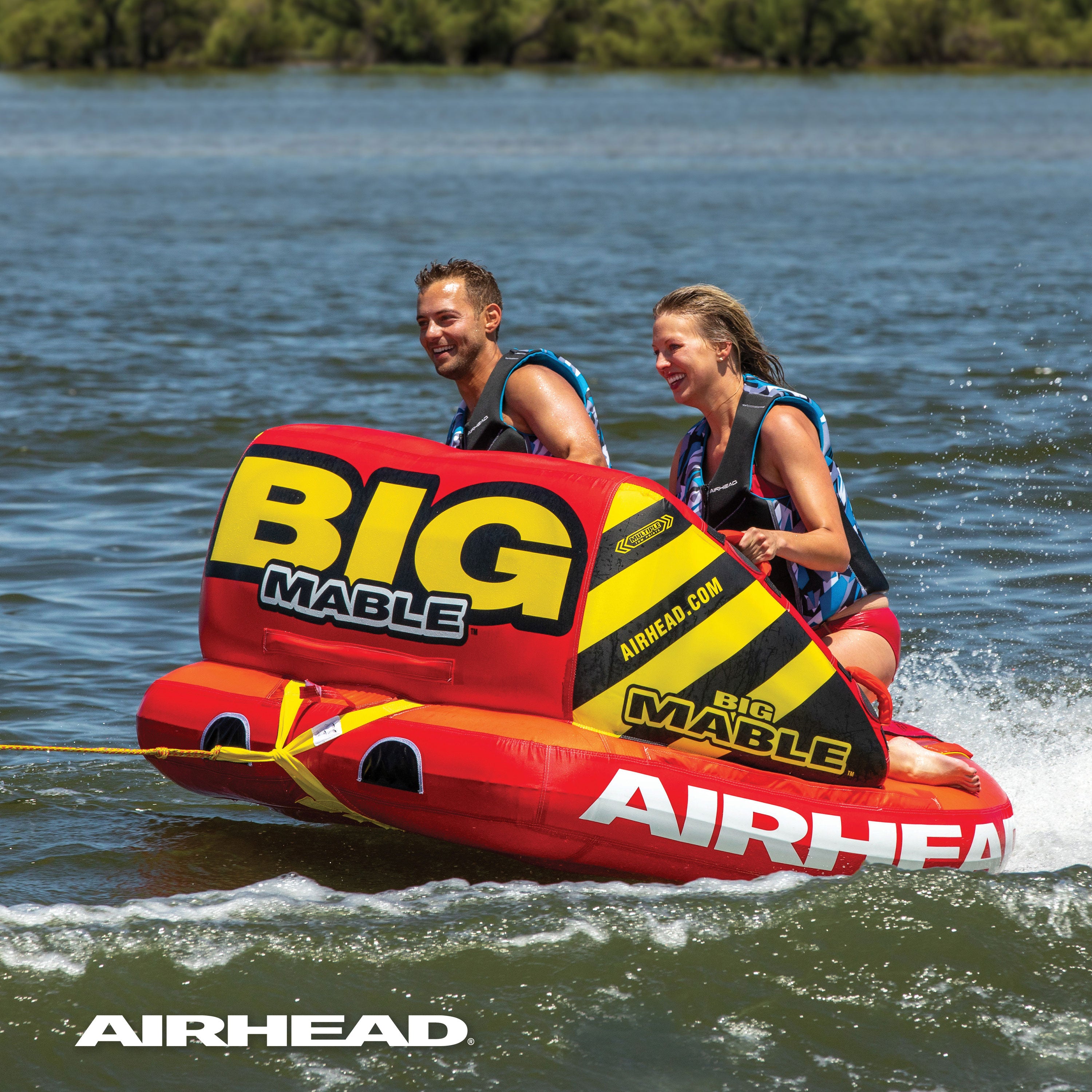 airhead-big-mable-bou-e-tractable-2-places-avec-dossier image 2